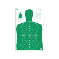 an image of a man with a green target in the middle of his body and numbers on it