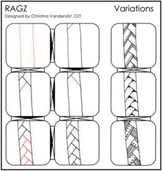 the four different types of ties are shown in this worksheet for children to draw