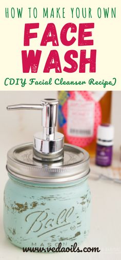 Face Wash Diy, Facial Cleanser Recipe, Cleanser Recipe, Honey Face Wash, Diy Facial Cleanser, Homemade Facial Cleanser, Diy Lotions