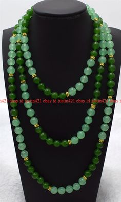 Product Description Style: Necklace Size: 8mm   Quantity:  1 Strand length: 24-100 Inches Color: -- Clasp: -- Condition: New If you want to buy more , please contact us . Thanks ! &&&&: Sale the items does not include box. Payment Payment Policy&Shipping Policy     We accept PayPal Please pay within 24 hours If no payment or contact is made with in 7 days item will be relisted. Thank YouPlease make sure the "Ship To" address you input in Paypal is correct.Items are shipped within 1-2 business da Beads Long Necklace, Long Beaded Necklace, Hair Beads, Necklace Size, The Ship, Green Jade, Style Necklace, Necklace Sizes, Jade Green