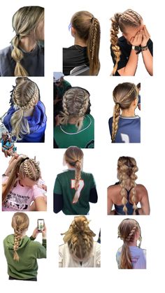 Lavender And Blonde Hair, Curls At Home, Casual Hairstyles For Long Hair, Soccer Hairstyles, Beauty Hair Color