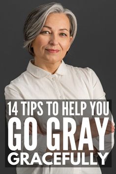 How To Stop Coloring Hair And Go Gray, Natural Grey Hair At 40, Embrace The Gray Hair, How To Make Grey Hair Look Good, Hairstyles To Cover Grey Roots, White And Faded, How To Embrace Grey Hair, How To Go Grey After Coloring Hair, Embracing Gray Hair At 40