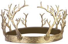 Cement your place on the throne! This Crown of Branches adds the finishing touch to any royal costume. The gold crown features highly detailed branches that reach up and encircle your head. The gold color adds an extra element of regality. This crown will pair with any of your kingly or queenly costumes. Place the gold crown on your head and survey your kingdom! Royal Costumes, Kids Birthday Crafts, Fancy Dress Costumes Kids, Elf Crown, Royal Costume, Game Of Thrones Costumes, Elf Ear Cuff, Fairy Ears, Gold Branches