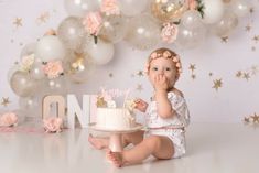 Apaixonada. Smash Photoshoot, Cake Smash Theme, First Birthday Photography, Smash Cake Girl, Baby Cake Smash