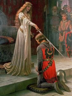 The Accolade, Era Victoria, Pre Raphaelite Art, Rennaissance Art, Art Ancien, Pre Raphaelite, Classic Paintings, Romantic Art, 판타지 아트