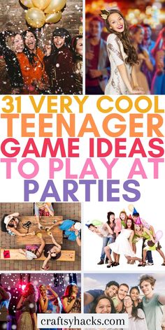 Sweet 16 Games Activities Fun, Teenage Games Ideas, Teenage Bday Party Ideas, Birthday Games Ideas For Teens, 16 Birthday Party Games Activities, Teenage Birthday Activities, Activities For A Teenage Birthday Party, Teenage Party Activities, Fun Slumber Party Games