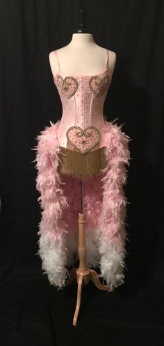 Pick Size XS-3X-Sateen Inspired Pink Showgirl Saloon Girl | Etsy Pink Showgirl Aesthetic, Pink Drag Outfit, Burlesque Dancer Costume, Burlesque Movie Costumes, Cabaret Costume Burlesque, Diy Burlesque Costume, Burlesque Costumes Halloween