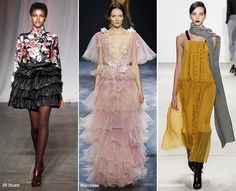 New York Fashion Week Fall 2016 Fashion Trends: Ruffles  #trends #fashiontrends Georgina Chapman, Mode Rose, Moda Chanel, Elsa Schiaparelli, To Wear, Gorgeous Gowns, Marchesa, 2016 Fashion, Fall 2016