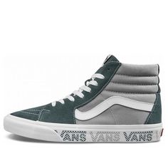 Vans Sk8hi Sneakers/Shoes Green Vans, Sneakers Vans, Green Sneakers, Vans Sk8 Hi, Men's Vans, Shoe Inspo, Vans High Top Sneaker, Sk8 Hi, Hi Top