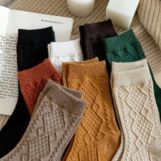 FREE SHIPPING ON ALL ORDERS OVER $50 | 100% SATISFACTION GUARANTEED Click "ADD TO CART" To Get Yours Now | Up To 60% OFF✨ How adorable are these retro socks? These beautiful, soft, and warm cashmere socks will keep your feet so cozy and toasty on a cool winter day. They will look great with boots, shoes, or even just around the house. 📌 The Fabric Is Very Comfortable 📌 Made With Cotton 📌 100% Satisfaction Guaranteed Tag us to be featured at @arimonz_style on Instagram   Package Includes: 1 *W Texture Socks, Fall Socks, 6 Pack Women, Summer Care, Soft Sock, Comfortable Socks, Style Japonais, Winter Socks, Color Cafe