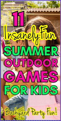 [Promotion] Here Are 14 Of The Most Fun, Easy To Prep, Easy Rules Outdoor Summer Party Games Ideas For Kids, These Are Games That Kids Love Playing So They Make Brilliant Diy Fun Birthday Party Games For Your Child's Birthday Party. These Outdoor Games Are Great For The Summer Months When You Host Parties In Your Backyard, Garden, Go To The Park Of Have A Picnic. Kids Party Planning, Party Games, Kids Games, Kids Birthday, Birthday Party Games, Fun Outdoor #easybackyardgamesforkids Kid Birthday Party Games Outdoor, Fun Summer Games For Kids, Birthday Activities Outdoor, Family Outdoor Games Backyards, Fun Camping Games For Kids, Backyard Party Games For Kids, Outdoor Game Ideas For Kids, Outdoor Birthday Games For Kids, Easy Outside Games For Kids