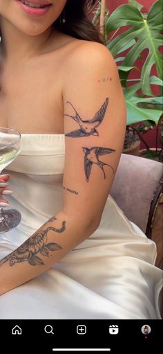 Let Sleeve Tattoo Women, Tattoo Female Arms, Semi Hidden Tattoo Placement, Tattoos For Sleeves For Women, Lower Forearm Tattoo Woman Half Sleeves, Greek Tattoos Women, Tattoo Of A Women, Elegant Tattoo Sleeve, Silhouette Art Tattoo