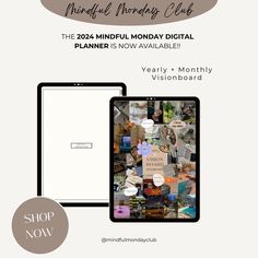 the mindful monday club is now available on ipad, tablet and iphone models for purchase