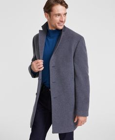 out of stock Cold Weather Fashion, Men's Coats & Jackets, Calvin Klein Men, Cold Weather, Wool Blend, Calvin Klein, Mens Accessories, Buy Online, Slim Fit