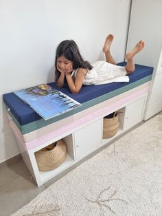 Modern bench cushion (seat cushion ONLY) for Ikea Kallax shelf unit 4*1 Ready to ship - Express FREE shipping ❤ A cozy and safe playing & reading area ❤ Multiple Design Options to choose from - https://www.etsy.com/il-en/shop/MyPreciousBabyShop?ref=seller-platform-mcnav§ion_id=31365528 Doesn't include IKEA Kallax shelf - this product is only a bench pillow) Dimensions: fits perfectly to IKEA Kallax bench ✔ Lenght: 58 inches / 147 cm ✔ Width: 15.5 inches / 39 cm ✔ Thickness: 2.4-2.7 inches / 6cm- Ikea Kallax Bench, Reading Nook Bench, Kallax Bench, Ikea Cube Shelves, Nursery Bench, Ikea Kallax Shelf Unit, Reading Bench, Ikea Cubes, Nook Bench