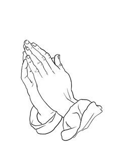 two hands folded together in prayer