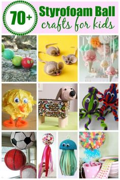 the top ten styrofoam ball crafts for kids to make and sell