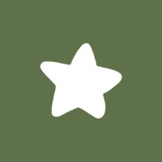 a white star on a green background