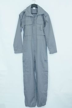 Vintage poly cotton Work wear  Jumpsuit Overalls  long sleeve gray  Boiler Suit marked size  52 composition 35% cotton, 65 %polyester excellent  condition, zip  button closure, 6 pockets by Haider measurements (laying flat) shoulders                           54 cm or 21,25 " chest( armpit to armpit )  54 cm or 21,75 "  waist                                    48 cm or 19 "  ( adjustable to 52(104) cm-  20,5"(41 ")  full length                           165 cm or 65 " sleeve length: Overalls Long Sleeve, Jumpsuit Overalls, Boiler Suit, Favorite Outfit, Work Wear, Full Length, Overalls, Bathing Beauties, Jumpsuit