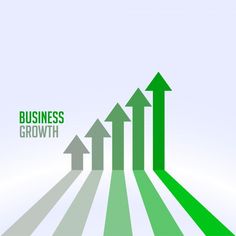 an image of business growth with arrows going up