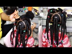 Hair Style For Children Easy, Children's Hair Styles Kids, Simple Hairstyles For Children, Simple Natural Hairstyles For Kids, Hairstyles For Short Hair For Kids, Simple Hairstyles For Black Girls Kids, Black Kids Hairstyles Braids Children, Quick Braided Hairstyles For Black Kids, Kids Simple Hairstyles