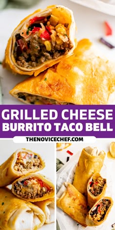 grilled cheese burrito taco bell recipe