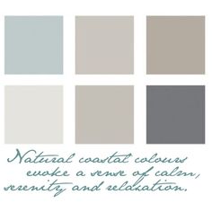 the color scheme for neutrals and grays