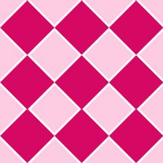 a pink and white checkered pattern with squares