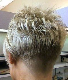 buzzed napes kids photos - Google Search Haircuts Over 50, Cropped Hair, Short Hair Back, Short Sassy Haircuts, Sassy Haircuts, Short Spiky Hairstyles, Spiked Hair