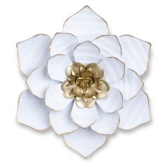 PRICES MAY VARY. Exquisite Craftsmanship: This metal flower wall décor is a dimensional blooming flower. petal use hammered metal. Make the metal flower more realistic, Give your home a fresh and natural feeling. Easy to Hang: this white metal flower wall decor has a hook is on the back side of each flower. It is easy to hang on the wall and these metal flowers are light and will not fall off walls, and are very safe and sturdy. Decorate Your Home: 3D flower metal art wall decor creative artwork Swimming Pool Decorations, Metal Wall Flowers, Metal Flower Wall, Art For Bathroom, Metal Flower Wall Decor, Home Decor For Bedroom, Flowers Wall Decor, Flower Sculpture, Flower Sculptures