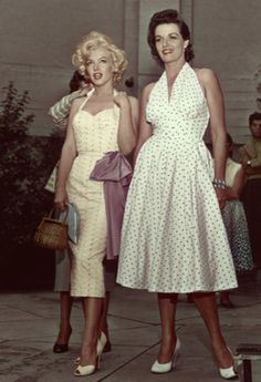 Marilyn Monroe And Jane Russell, Stile Pin Up, 40s Mode, Klasik Hollywood, Glamour Vintage, Gentlemen Prefer Blondes, Mae West, Gene Kelly