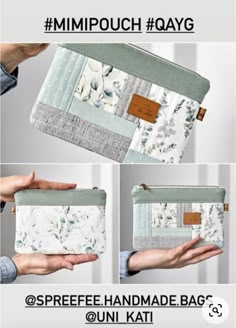 the instructions for how to make an envelope purse