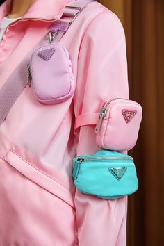 Prada Bag Aesthetic, Prada Bag Saffiano, Pastel Bags, Chinese Valentine's Day, Bag Prada, Prada Bags, Bags Aesthetic, Bucket Hats, Prada Bag