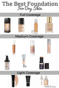 Foundation For Dry Sensitive Skin, Best Foundation For Sensitive Skin, Sensitive Skin Makeup Products, Best Foundation For Dry Skin, Winter Make Up, Primer For Dry Skin, Foundation For Dry Skin, The Best Foundation