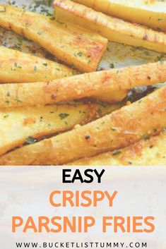 crispy parsnip fries are an easy and delicious side dish for any meal