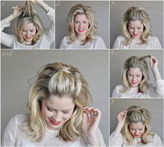 Never thought to do this instead of having bobby pins show! Ponytail Pictures, Easy Holiday Hairstyles, Holiday Hairstyles Easy, Hello Hair, Hair Styles 2014, Hair Affair, Holiday Hairstyles, Fancy Hairstyles, Low Ponytail