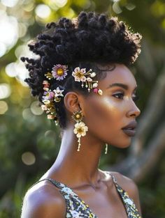 Pineapple Hairstyles For Black Women, Trendy Box Braids, Fun References, Afro Hair Bun, Sleek Buns, Quick Styles, 2024 Hairstyles, Hair Coils, Sleek Bun