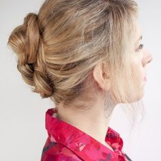 30 Buns in 30 Days Archives - Hair Romance Braid Buns, Messy Bun With Braid, Halfway There, Braided Bun Hairstyles, Double Braid, Two Braids