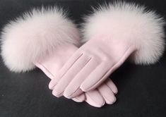 Luxury Gloves, Pink Fur Coat, Evening Gloves, Pink Gloves, Barbie Wardrobe, Fur Gloves, Pink Fox