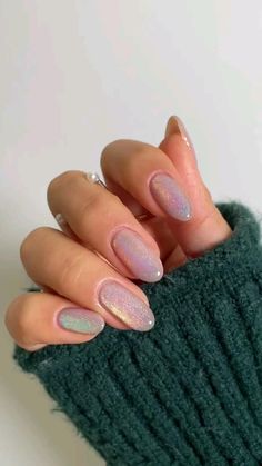 Anti French Nail, Sparkly Dip Nails Almond, Nail Design Simple Elegant, Pretty Neutral Acrylic Nails, 2 Color Manicure, Gel X Nail Designs Almond Short, Glow In The Dark Cat Eye Nails, Pale Pink Pedicure Toenails, Minimalistic Spring Nails