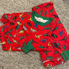 Nwot Hanna Andersson Long Sleeve, Long Pant Dinosaur Pj’s Boys Pajamas, Hanna Andersson, Kids Pajamas, Pajama Sets, Long Pants, Red Green, Pajama Set, Kids Shop, Pajamas