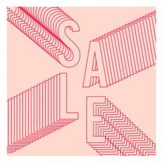 a pink poster with the words sale on it