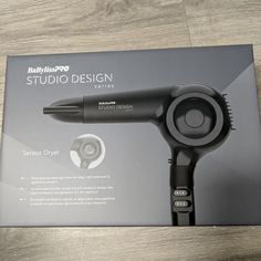 Brand New In Box And Authentic- Babyliss Pro Studio Design Series The Sensor Dryer. - Carbon Ionic Technology - Includes A Diffuser, A Concentrator Nozzle, And A Straightening Pic - 1875 Watt Long-Life Brushless Motor - 2 Speed And 3 Temperature Settings - Ergonomic Pistol-Grip Design - Light Pressure Response Technology - Professional Length 9 Foot Fabric Cord Babyliss Straightener, Babyliss Pro Hair Dryer, Babyliss Hair Straightener, Babyliss Hair, Tapered Hair, Design Hair, Styling Iron, Roller Set, Design Light