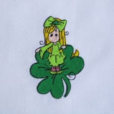 Ava Shamrock 4x4  A sweet little dumpling for St. Patty's day! And guaranteed to keep the pinches away! $4.00 Shamrock Embroidery, Applique Designs, Quilt Sewing, Fourth Of July, St Patrick, Machine Embroidery Designs, Embroidery Design, Machine Embroidery