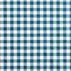 a blue and white gingham checkered fabric