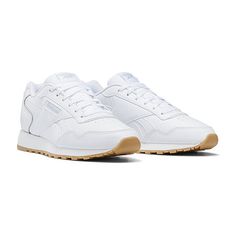 Features: Memory FoamClosure Type: Lace-UpFootwear Technology: Reebok Memory TechUpper/Outer Base Material: 100% LeatherShoe Lining Material: SyntheticSole Material Content: 100% RubberCountry of Origin: Imported Trendy White Sneakers, Boot Shoe Rack, Reebok Shoes Women, Shoe Inspiration, Reebok Shoes, 2024 Fashion, Slipper Shoes, Shoe Style, Modest Dresses