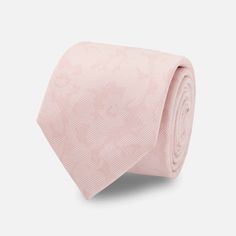 Our incredible floral tone on tone design in Blush, is the necktie to transform your look to the next level of elegance. | Men's Tie Bar: Refinado Floral Tie - Modern, In Blush Pink, Silk Pink Floral Tie Wedding, Floral Tie Groom, Blush Groomsmen, Floral Tie Wedding, Evergreen Wedding, Pink Tuxedo, Blush Tie, Peach Tie, Wedding Parties Colors