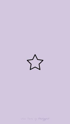 a black and white star on a gray background