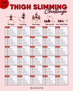 1 Month Exercise Challenge, 30 Day Beginner Workout Challenge At Home, 30 Days Legs Challenge Women, 30 Day Slim Thigh Workout, 30 Days Slim Legs Challenge, Chloe Ting Slim Thigh Challenge, Full Body Workout Challenge, Plie Squats