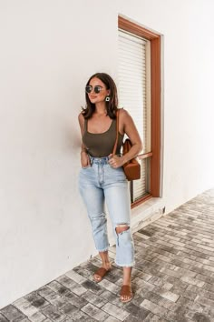 Body Suit Outfits, Casual Styles, Fashion Blogger Style, Trend Fashion, Outfits Casual, Mom Outfits, Casual Summer Outfits